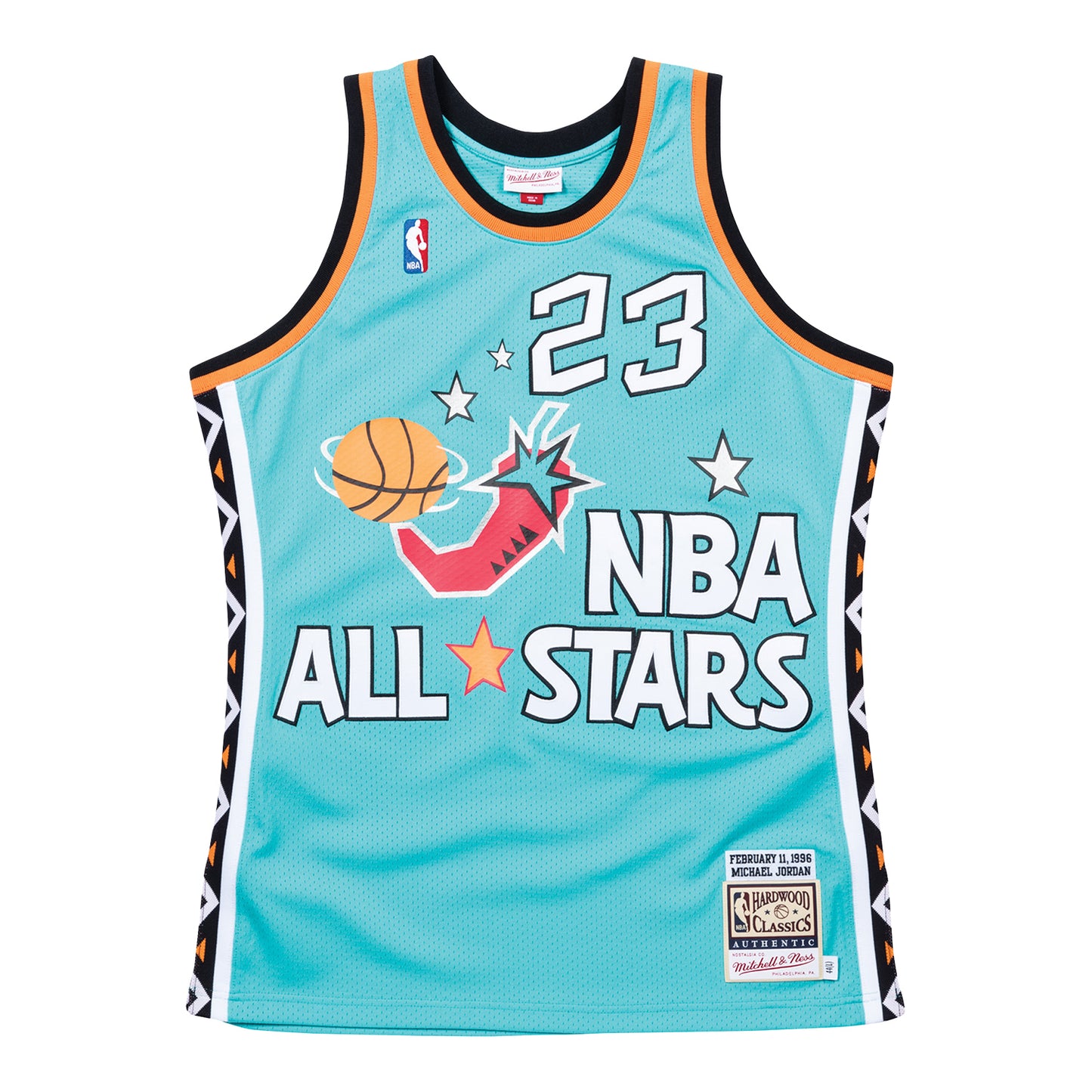 Chicago Bulls Authentic Mitchell & Ness Michael Jordan 1996 All-Star Jersey - Front View
