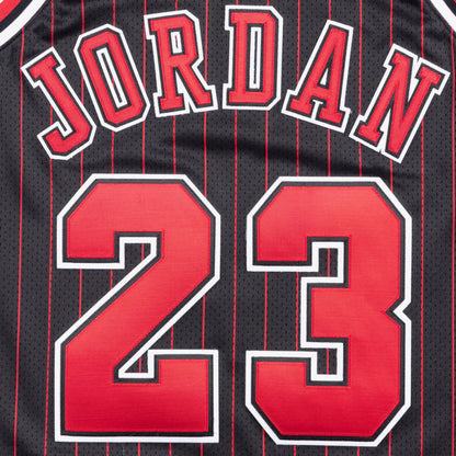 Chicago Bulls Authentic Mitchell & Ness Michael Jordan 1996-97 Alternate Jersey - Back Detail View
