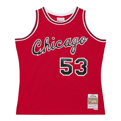 Chicago Bulls Mitchell & Ness Artis Gilmore 1976 Swingman Jersey in Red - Front View
