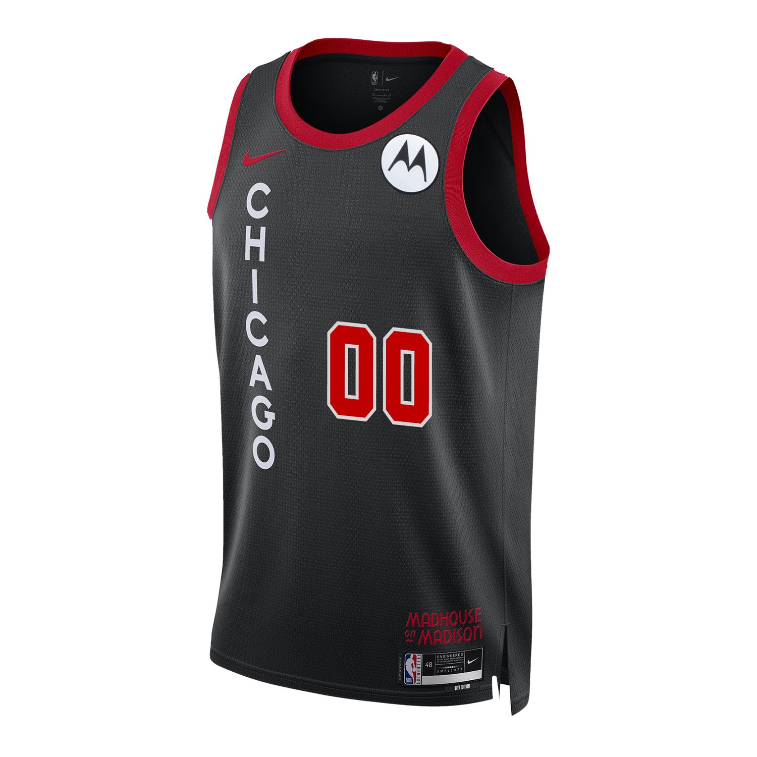 Chicago Bulls Personalized Nike 2023 City Edition Swingman Jersey - front view