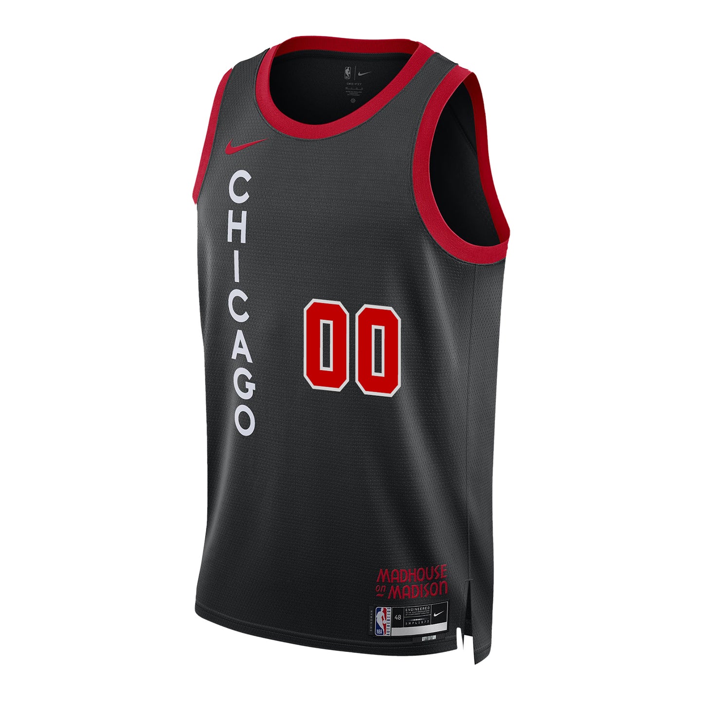 2023-24 CHICAGO BULLS PERSONALIZED CITY EDITION YOUTH UNIFORM - front view