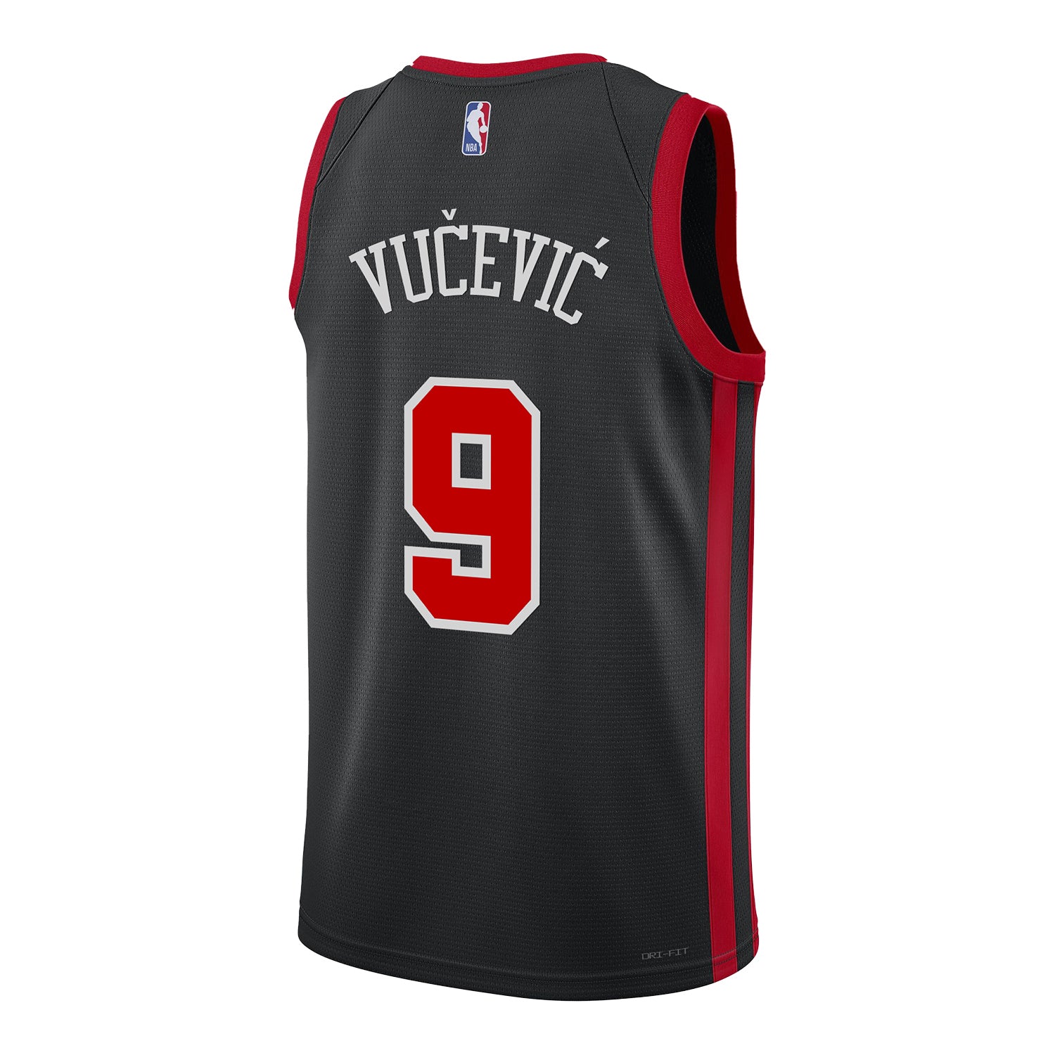 Chicago Bulls Nikola Vučević Nike City Edition 2023-24 Swingman Jersey - back view