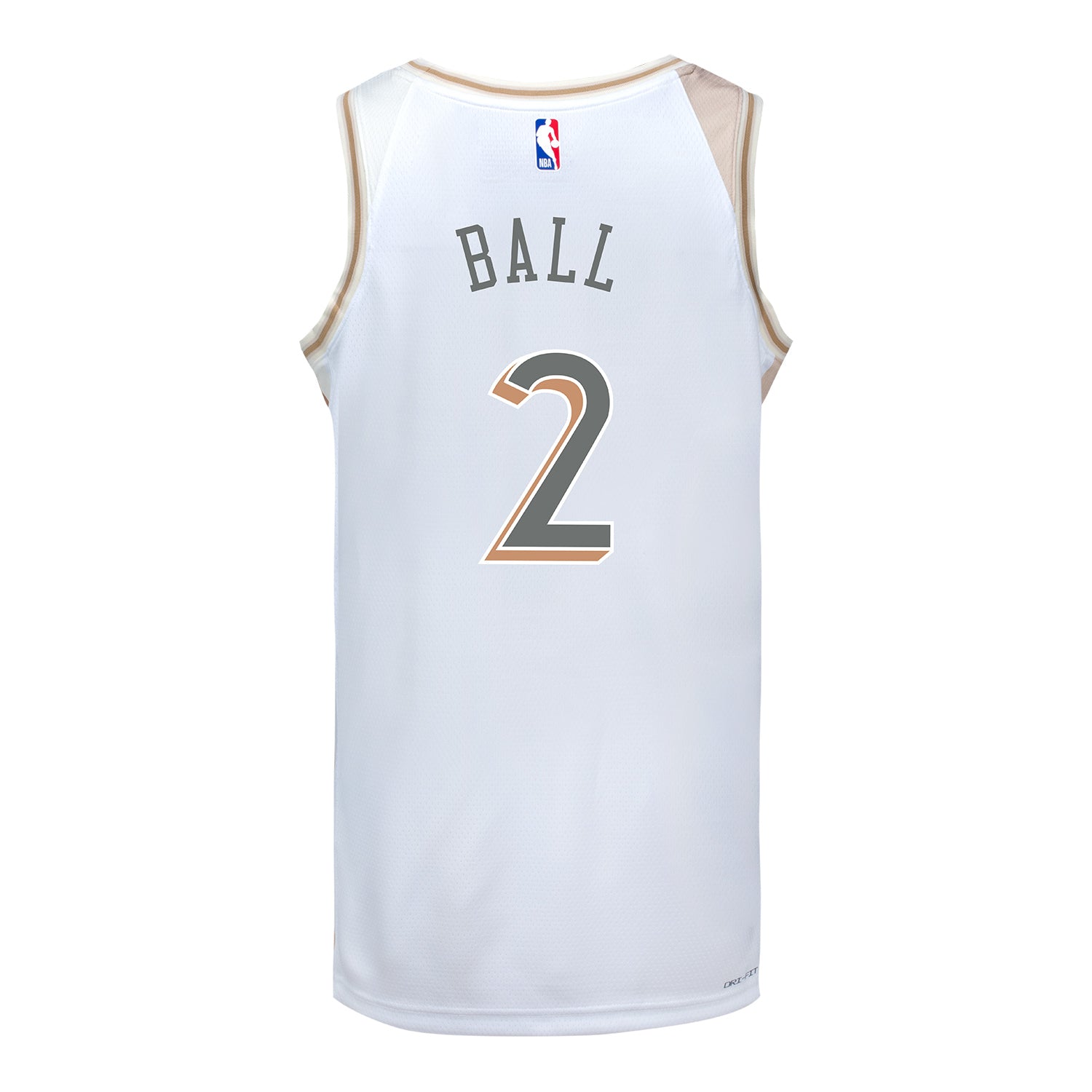 2024-25 CHICAGO BULLS LONZO BALL CITY EDITION SWINGMAN JERSEY - Back View