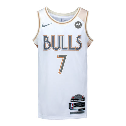 2024-25 CHICAGO BULLS JALEN SMITH CITY EDITION SWINGMAN JERSEY - Front View