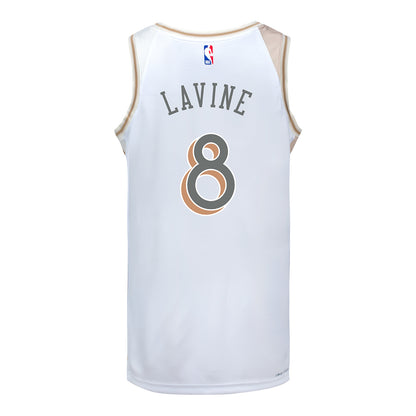 2024-25 CHICAGO BULLS CITY EDITION ZACH LAVINE AUTHENTIC JERSEY - Back View