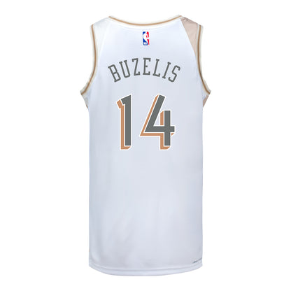 2024-25 CHICAGO BULLS CITY EDITION MATAS BUZELIS AUTHENTIC JERSEY - Back View