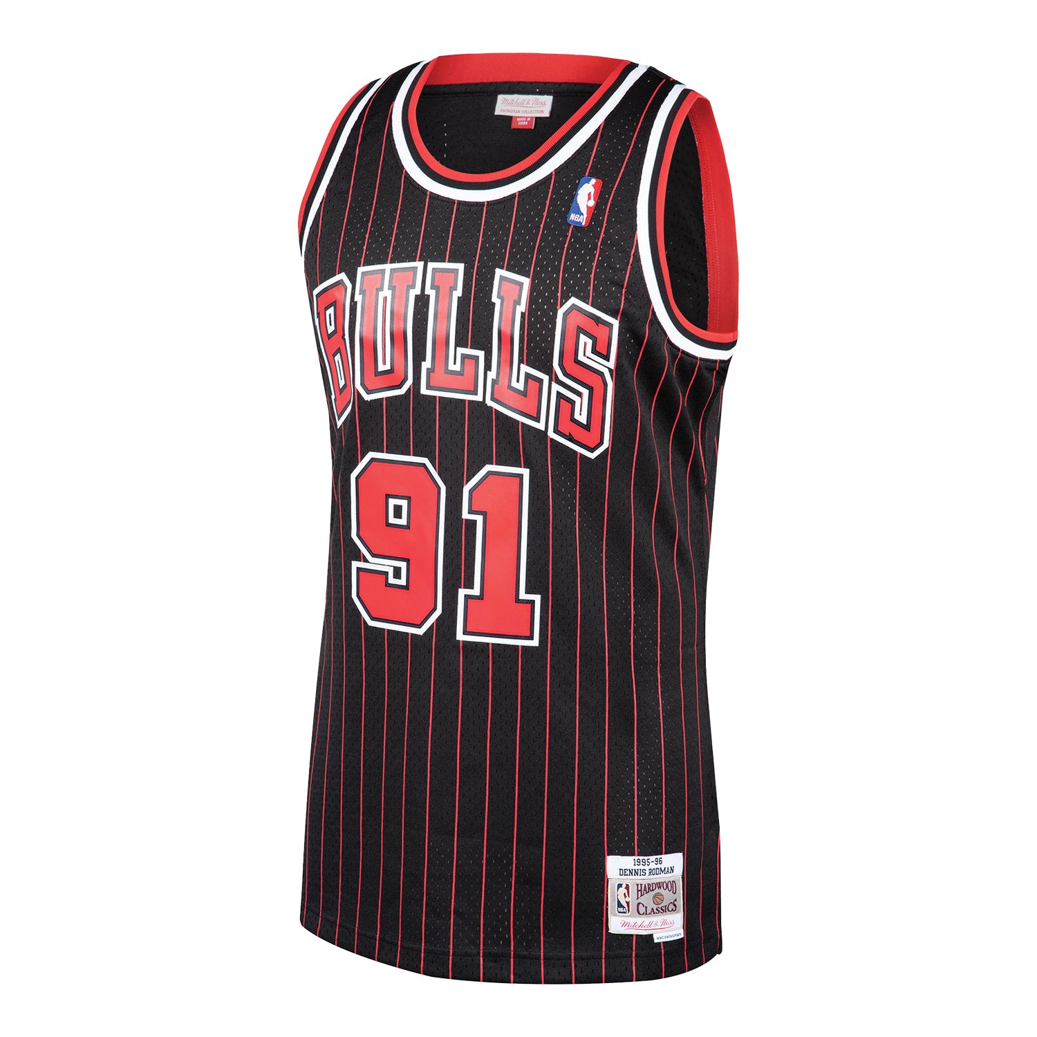 Chicago Bulls Mitchell Ness Dennis Rodman 1995 96 Jersey