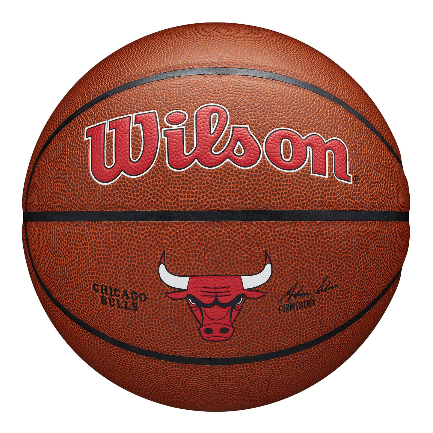Chicago Bulls Team Alliance Basketball - brown, front view