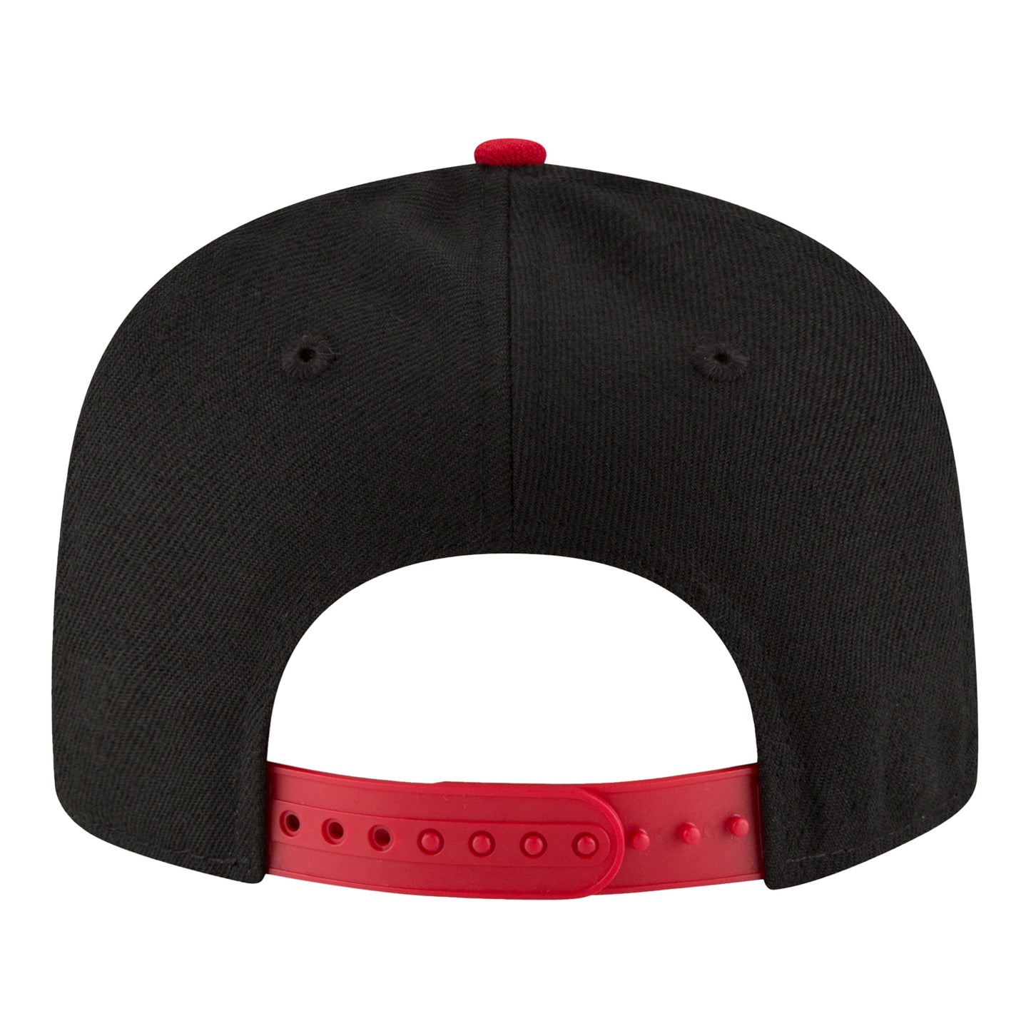 Youth Chicago Bulls New Era 950 Two-Tone Core Classic Snapback In Black - Back View