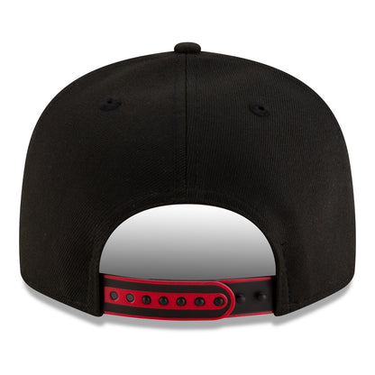 Youth Chicago Bulls New Era 2025 Tip-Off 950SP Snapback in Black - Back View