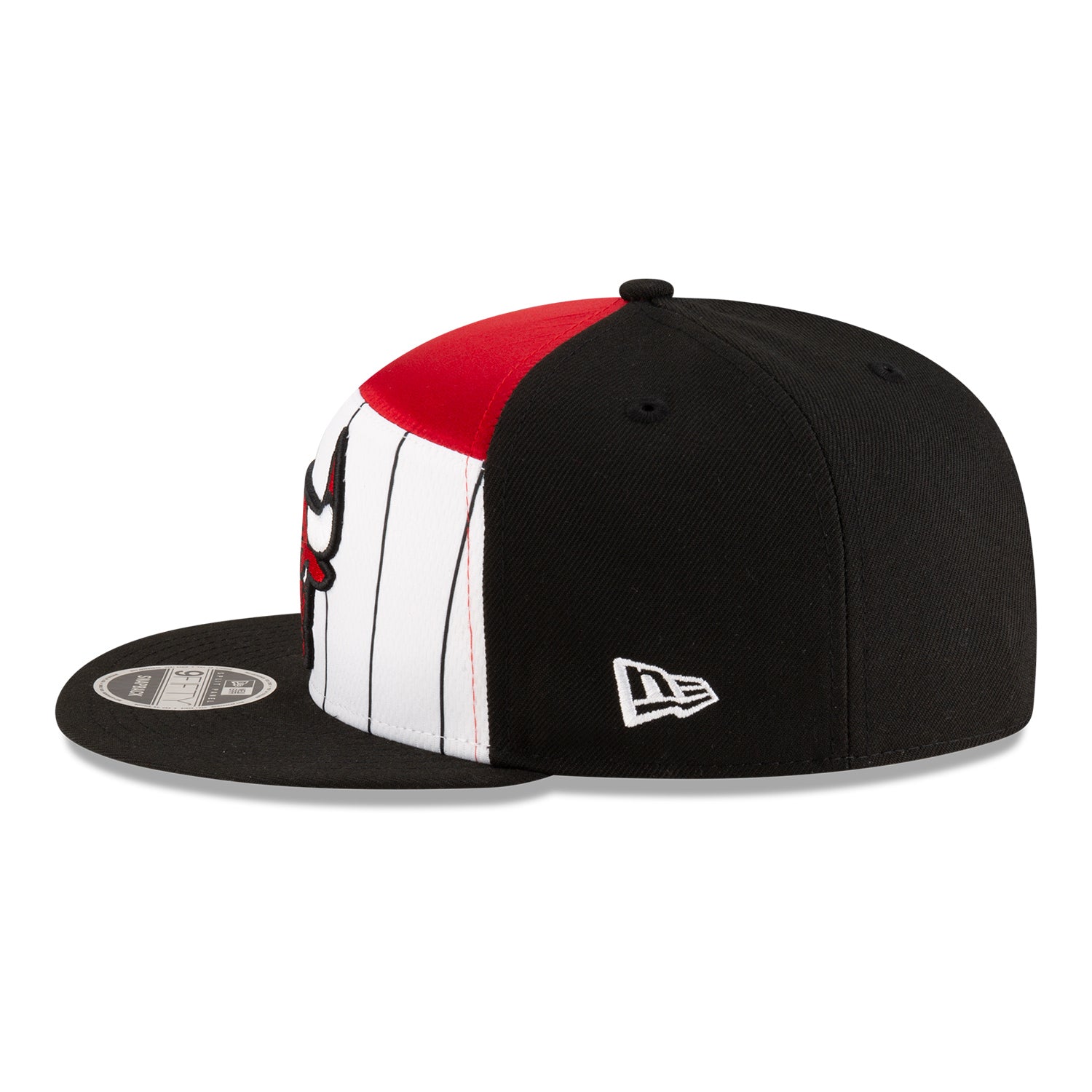 Youth Chicago Bulls New Era 2025 Tip-Off 950SP Snapback in Black - Left Side View