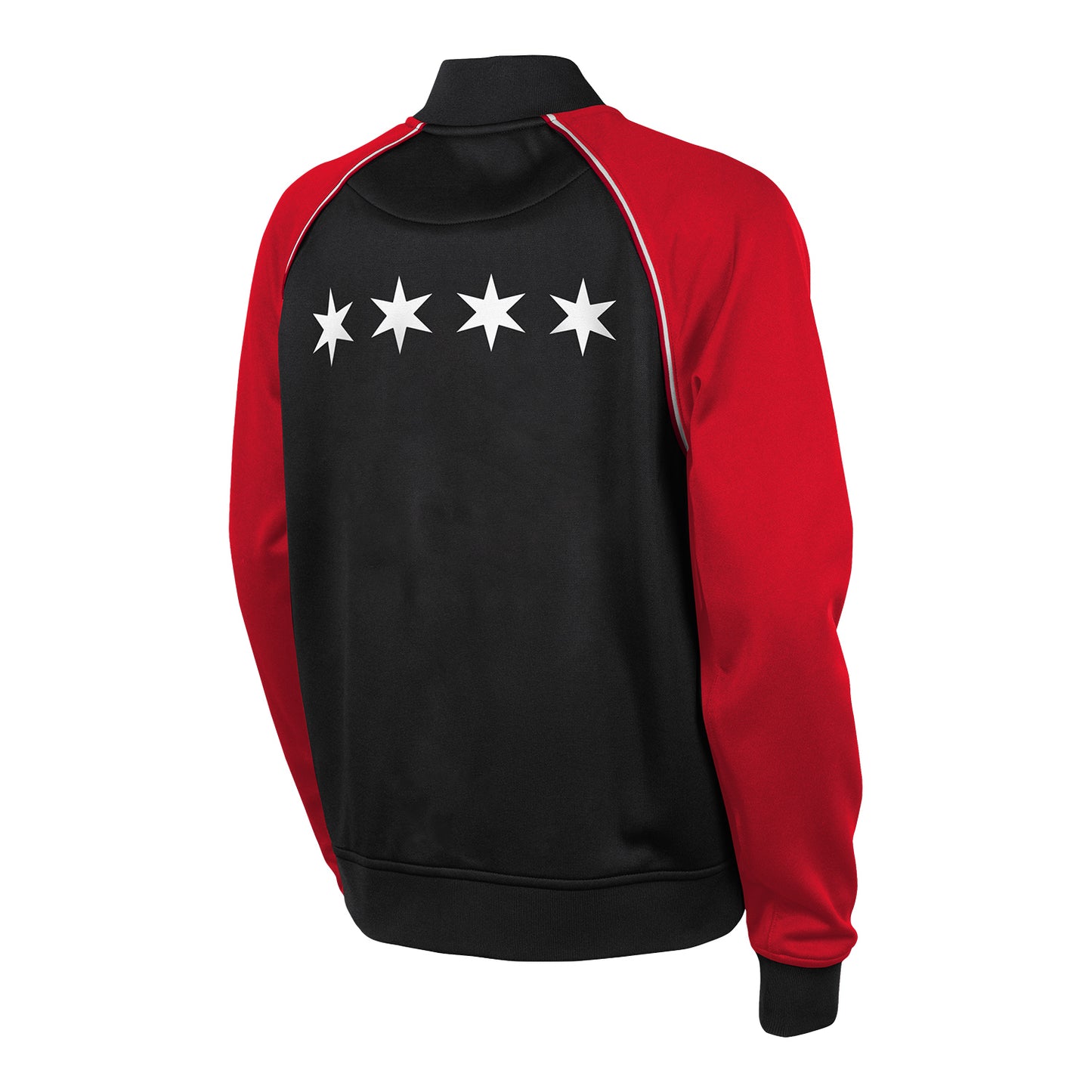 Youth Chicago Bulls City Edition Nike Dri-Fit Showtime Full-Zip Jacket - back view