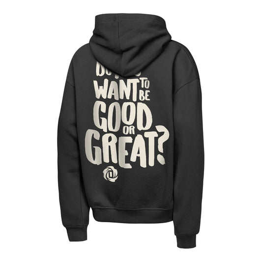 Youth Chicago Bulls Mitchell & Ness Derrick Rose Good or Great Hoodie in Black - Back View