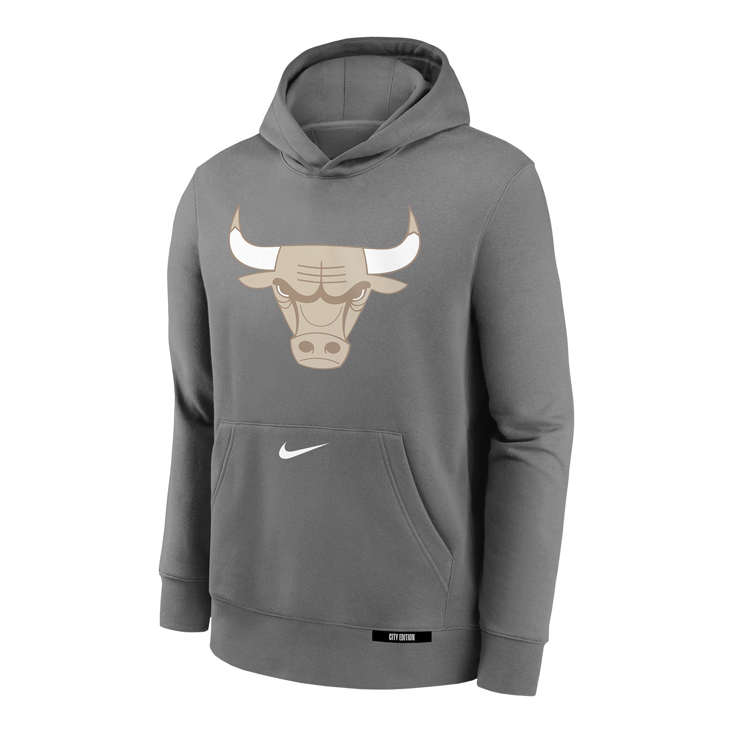 YOUTH 2024-25 CHICAGO BULLS CITY EDITION CLUB FLEECE HOODED SWEATSHIRT