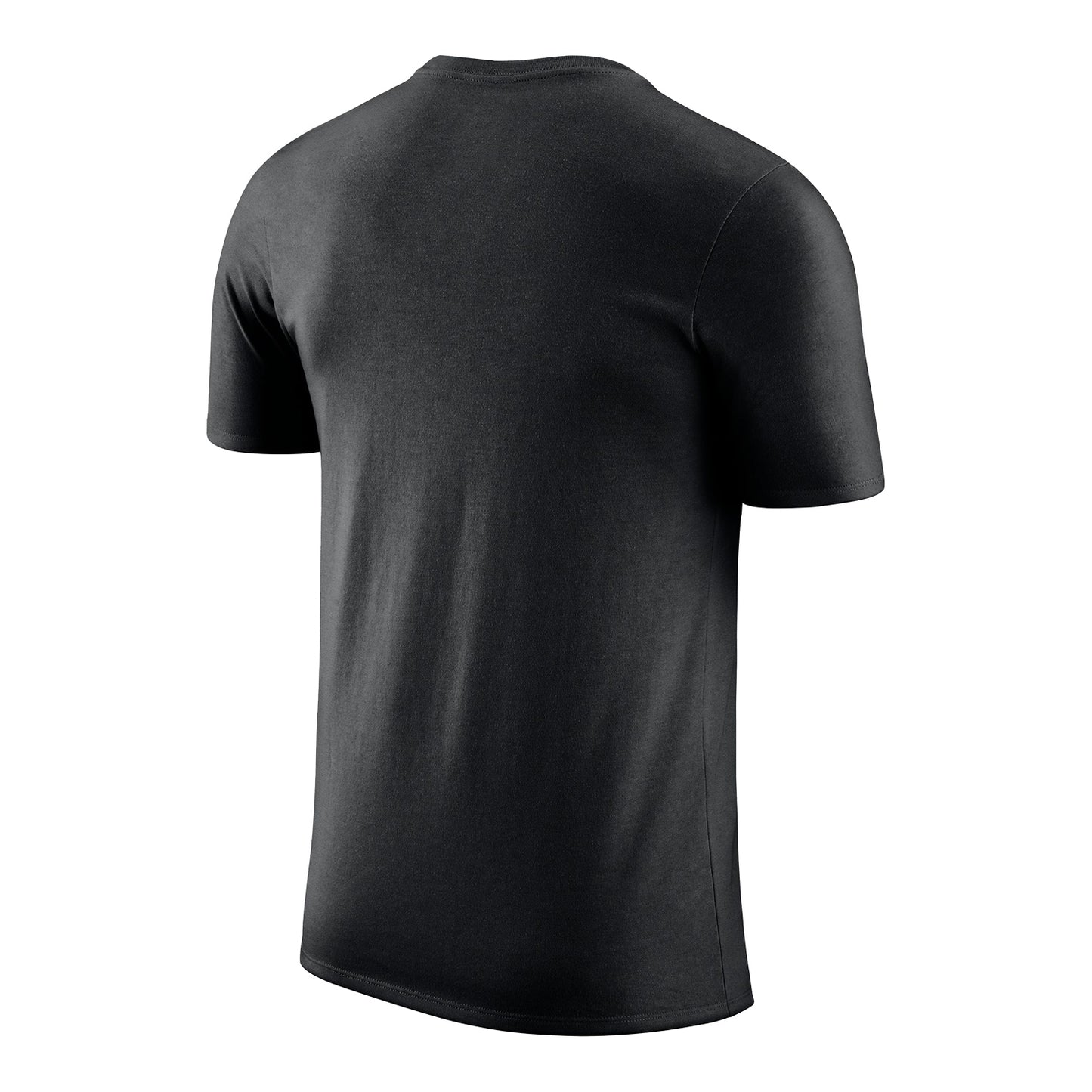 Youth Chicago Bulls Nike Practice Circle T-Shirt In Black - Back View