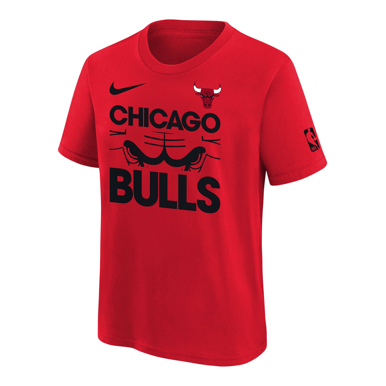 Youth Chicago Bulls Nike Courtside T-Shirt - Front View