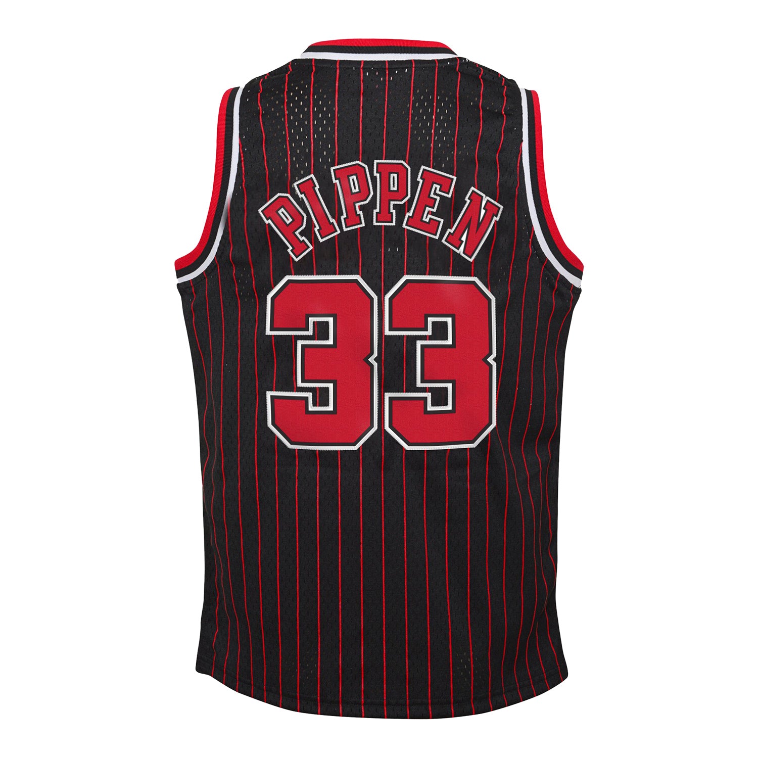 Youth Chicago Bulls Authentic Mitchell & Ness Scottie Pippen 1995-96 Jersey - back view