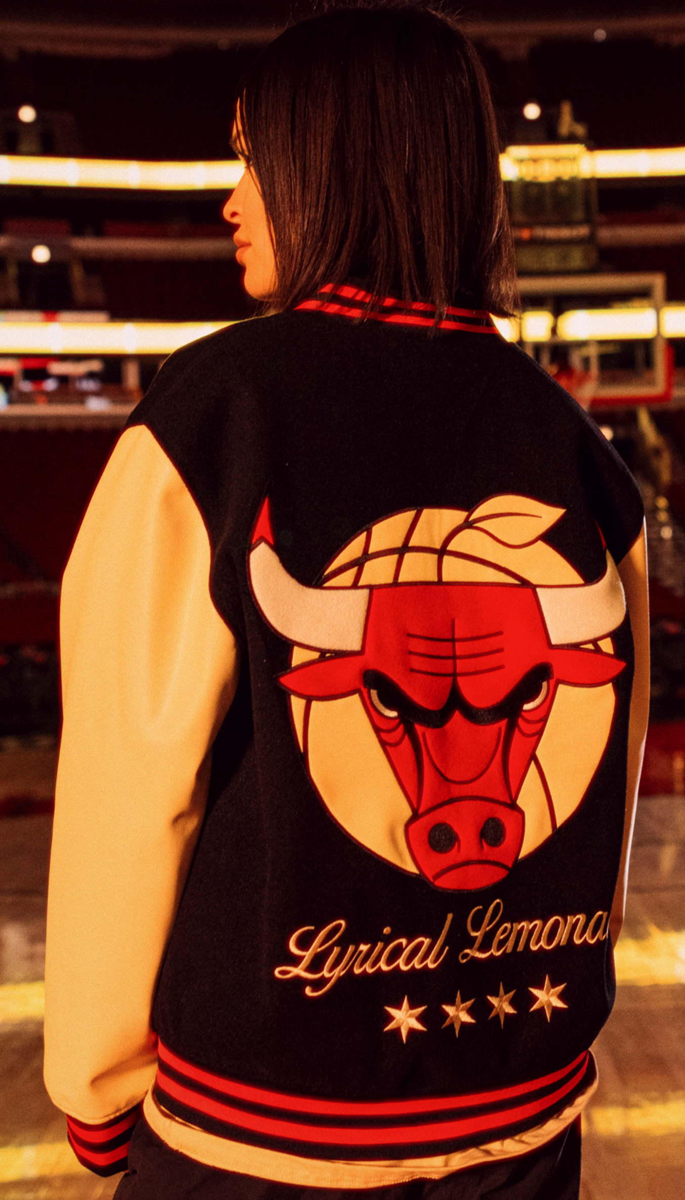 Camiseta Chicago Bulls Letterman Classic