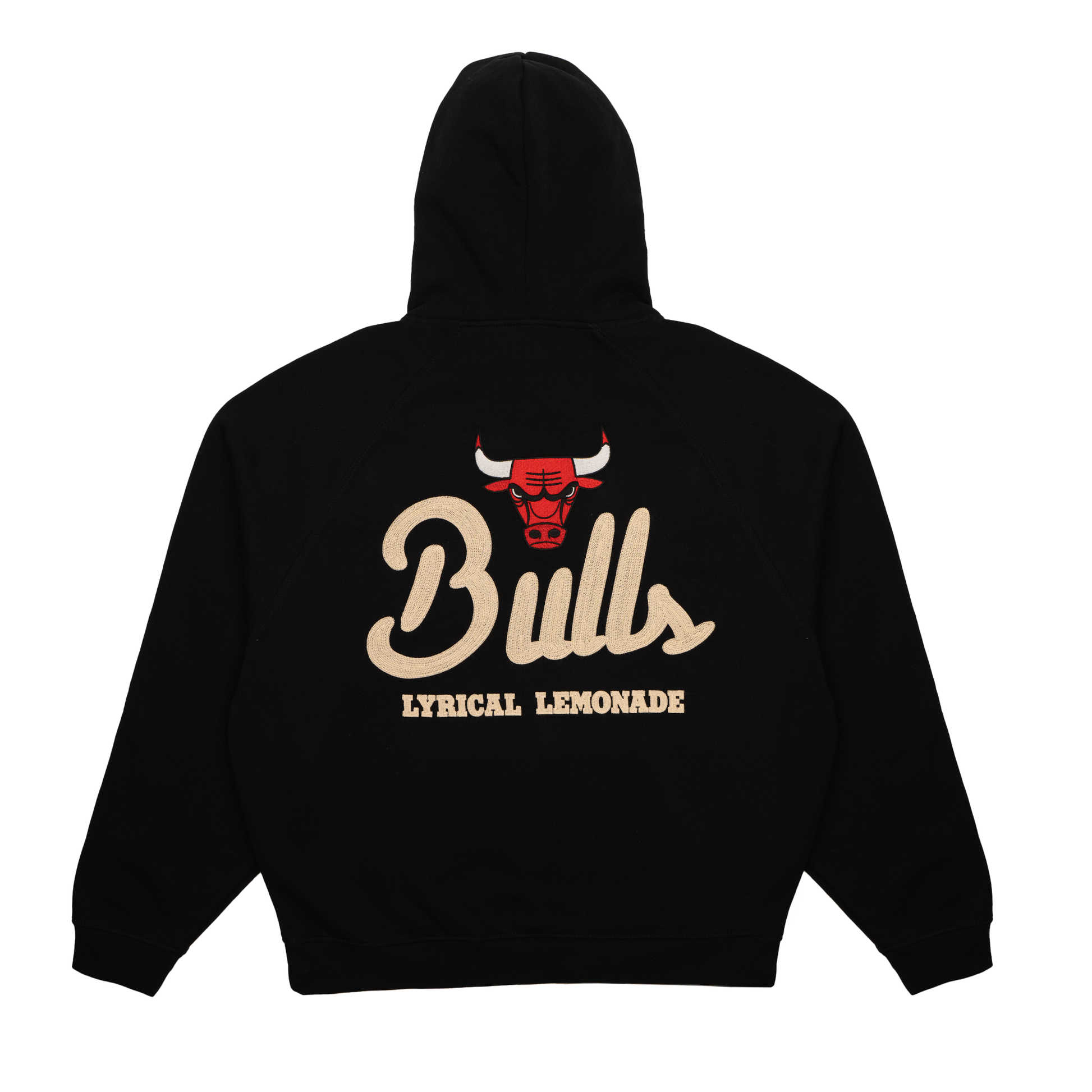 Chicago Bulls x Lyrical Lemonade Script Hooded Black Sweatshirt