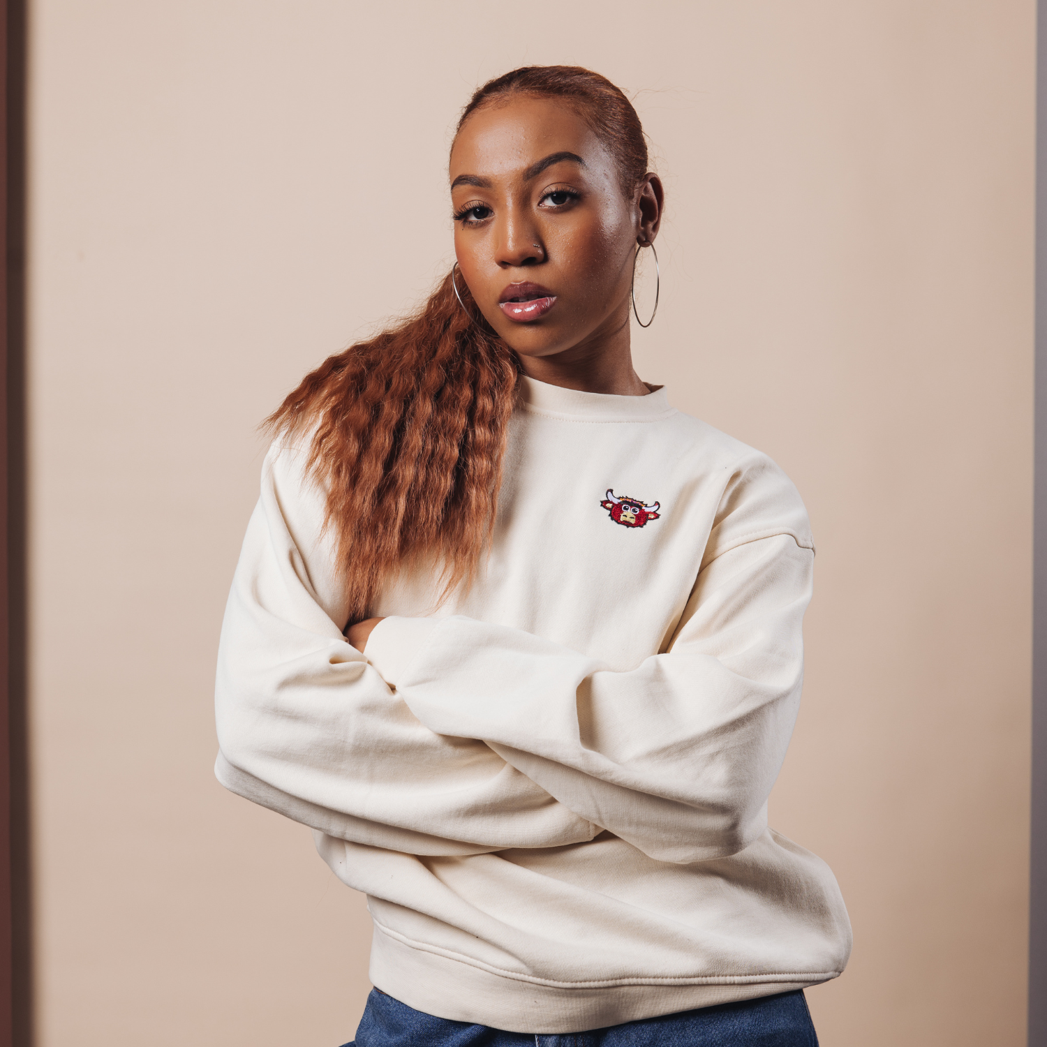 Chicago Bulls 1966 Benny Off-White Crewneck