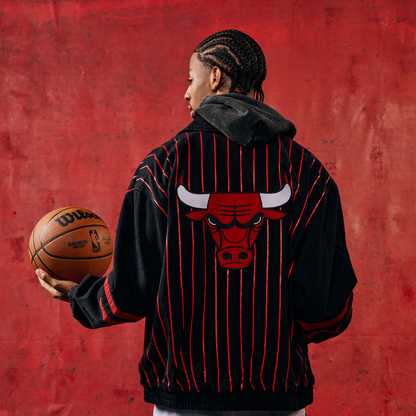 Chicago Bulls 1966 Statement Striped Workwear Jacket