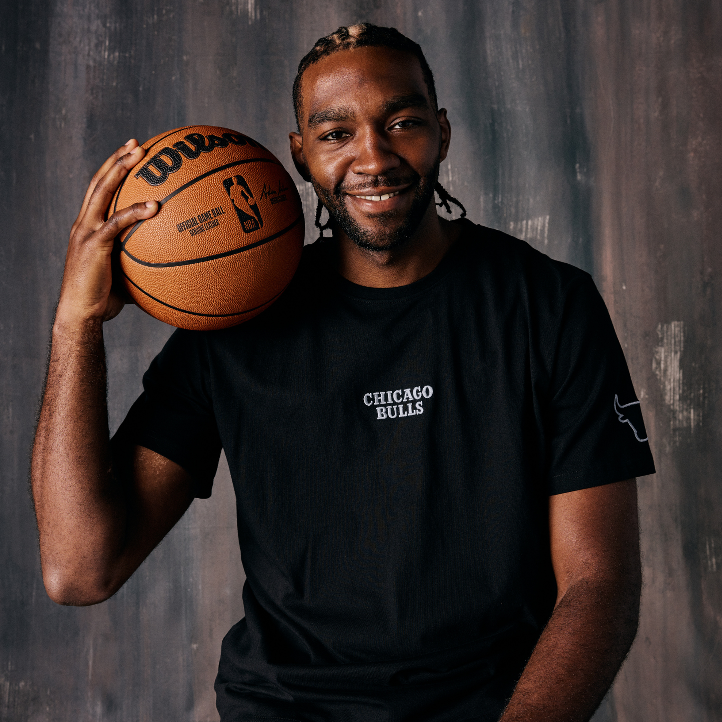 2025-26 City Edition Chicago Bulls 1966 Black Out T-Shirt