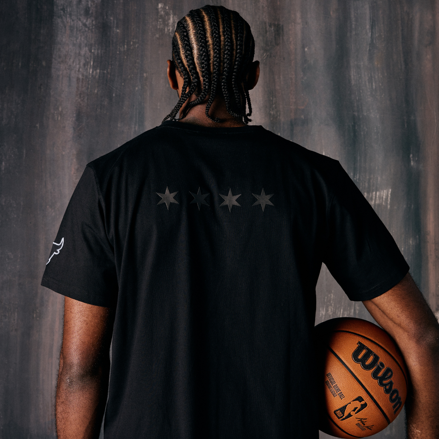 2025-26 City Edition Chicago Bulls 1966 Black Out T-Shirt