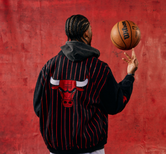 Chicago Bulls 1966 Statement Striped Workwear Jacket