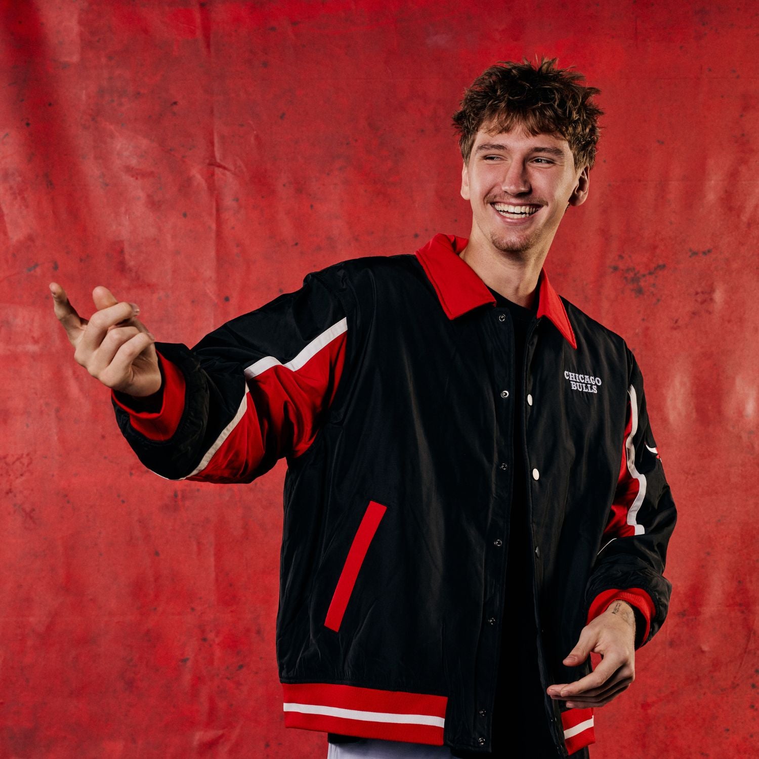 Chicago Bulls 1966 Statement Racing Stripe Jacket – Official