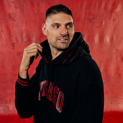 Chicago Bulls 1966 Statement Pinstripe Hoodie