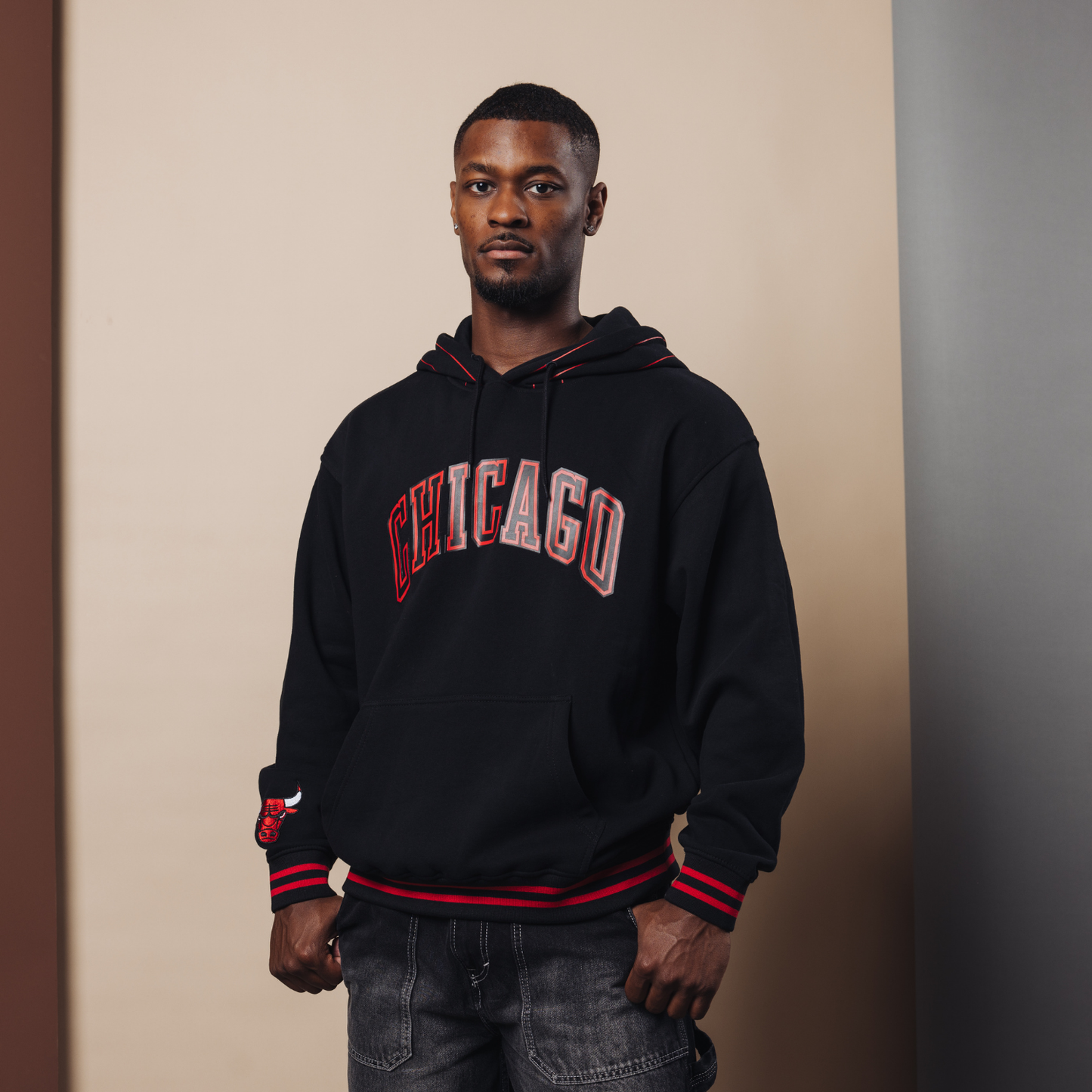 Chicago Bulls 1966 Statement Pinstripe Hoodie
