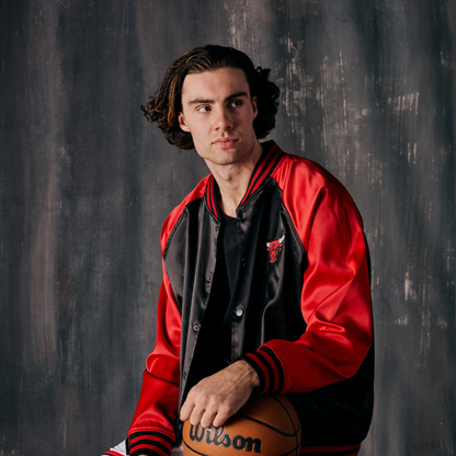 Chicago Bulls 1966 Statement Satin Bomber Jacket