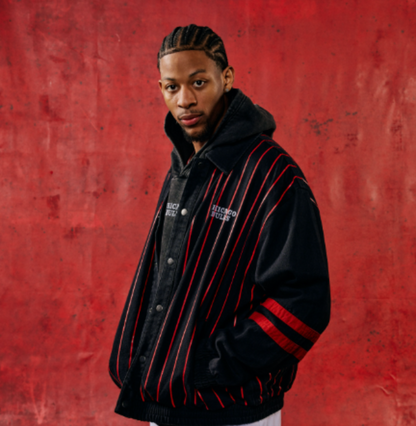 Chicago Bulls 1966 Statement Striped Workwear Jacket