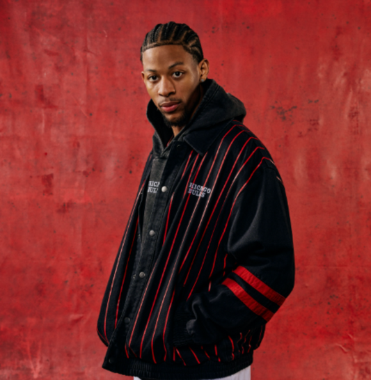 Chicago Bulls 1966 Statement Striped Workwear Jacket