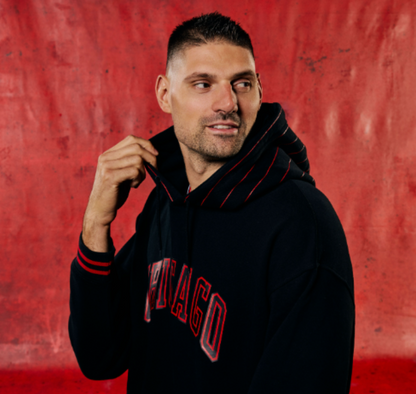 Chicago Bulls 1966 Statement Pinstripe Hoodie