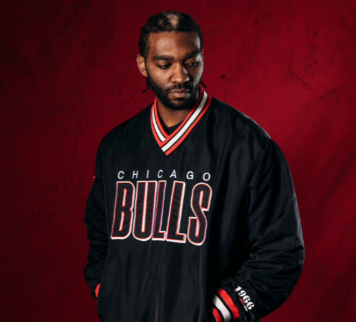 Chicago Bulls 1966 Wild Collective Pullover Windbreaker